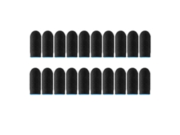 (pacote Com 20, Azul) Dedeiras Resistentes Ao Suor E Antiderrapantes Para Telas Sensíveis Ao Toque, Dedeiras Respiráveis Para Jogos.