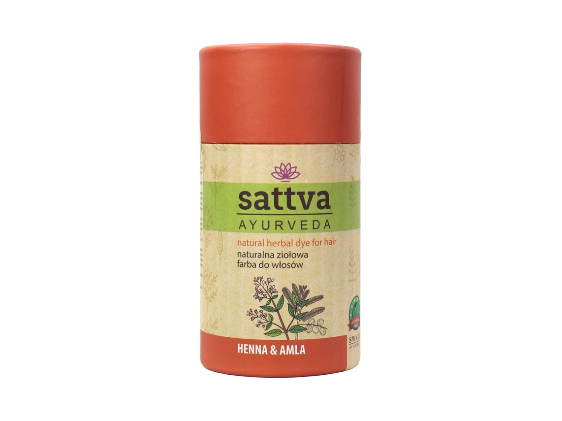 Tintura Herbal Natural Para Cabelo Fórmula 100 Natural De Sattva