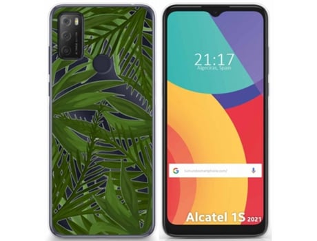 Capa Alcatel 1S 2021 / 3L 2021 TUMUNDOSMARTPHONE Desenhos Transparente Multicor