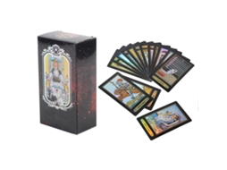 Mali conjunto de Cartas de Tarot Waite em Inglês com Guia 78 Cartas para Prever o Futuro