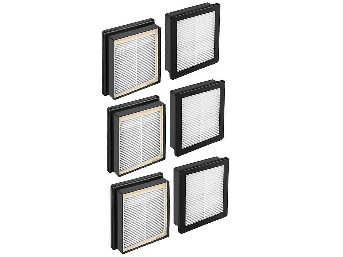 107315 Hepa Filtro Para Proteam Super Coach Pro 6/super 10/gofree Flex Pro/provac Fs 6 Peças Reposição 6pcs