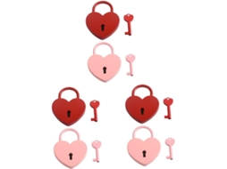 Conjunto De 6 Fechaduras De Combinação Sem Chave Para Armários.