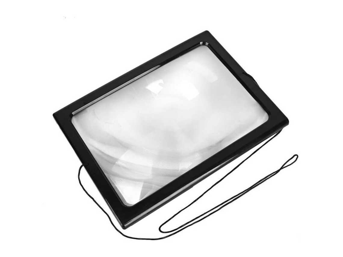 Laxiscreed Lupa Grande Com Luz Led, Dobrável E Alta Precisão Para Trabalho E Hobby