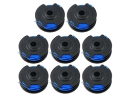 Conjunto De 8 Bobinas De Fio Para Aparador De Grama Homelite, Modelo Ac41rl3.