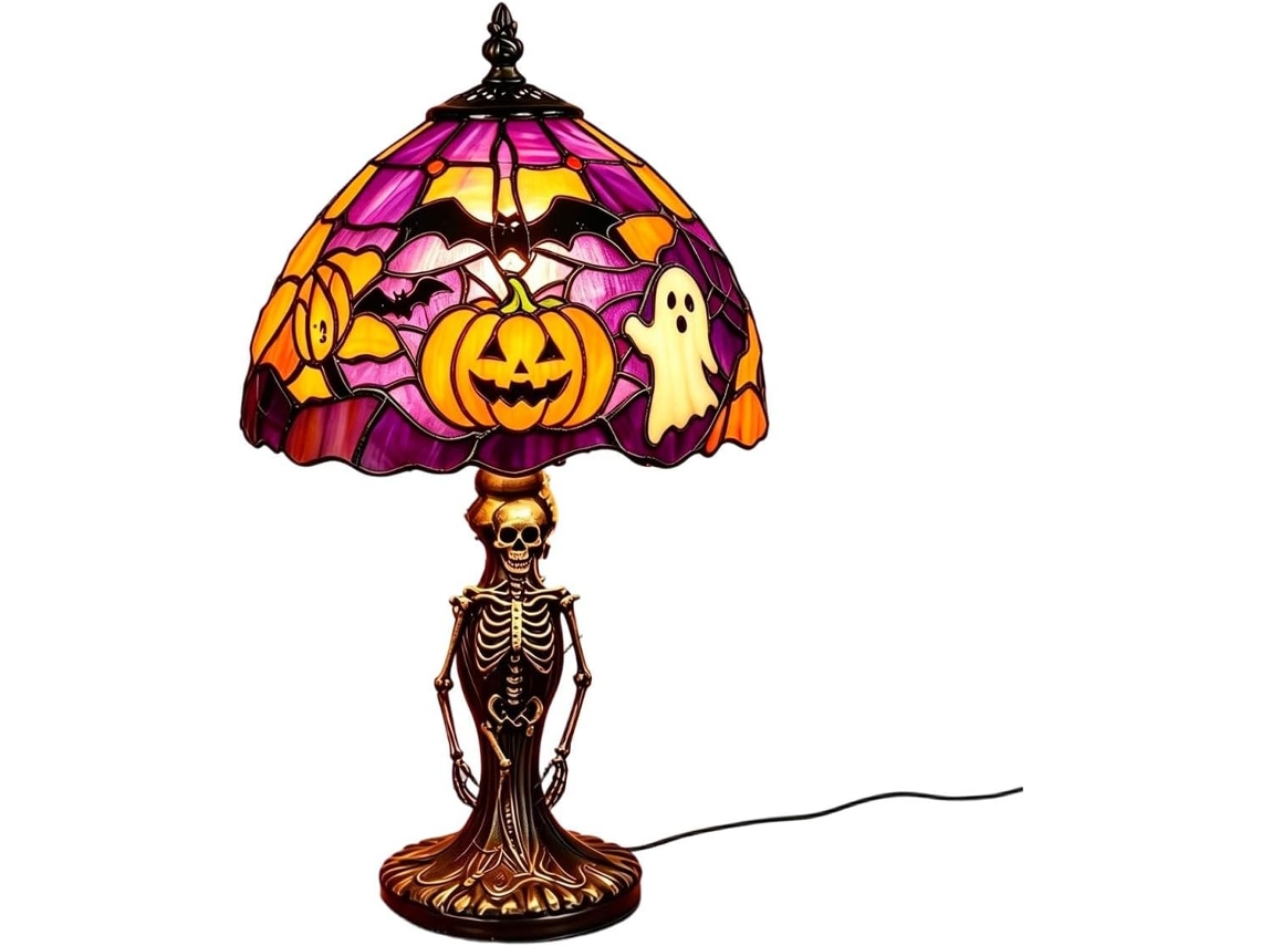 Luminária De Abóbora Gótica Para Decoração Halloween, Abajur