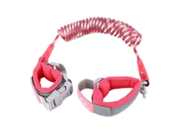 Mali pulseira de Segurança Infantil Reflexiva com Trava Multifuncional para Outdoor Rosê 6.6ft