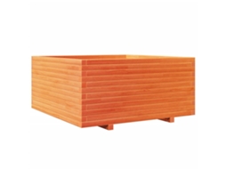 Garden Planter, Garden Planters Vidaxl Marrom Madeira De Pinho (100 X 100 X 49.5 Cm)
