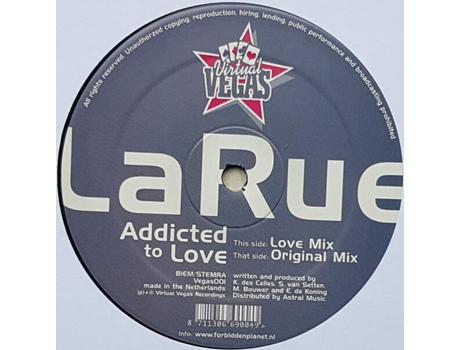 Vinil Addicted To Love Virtual Vegas Recordings