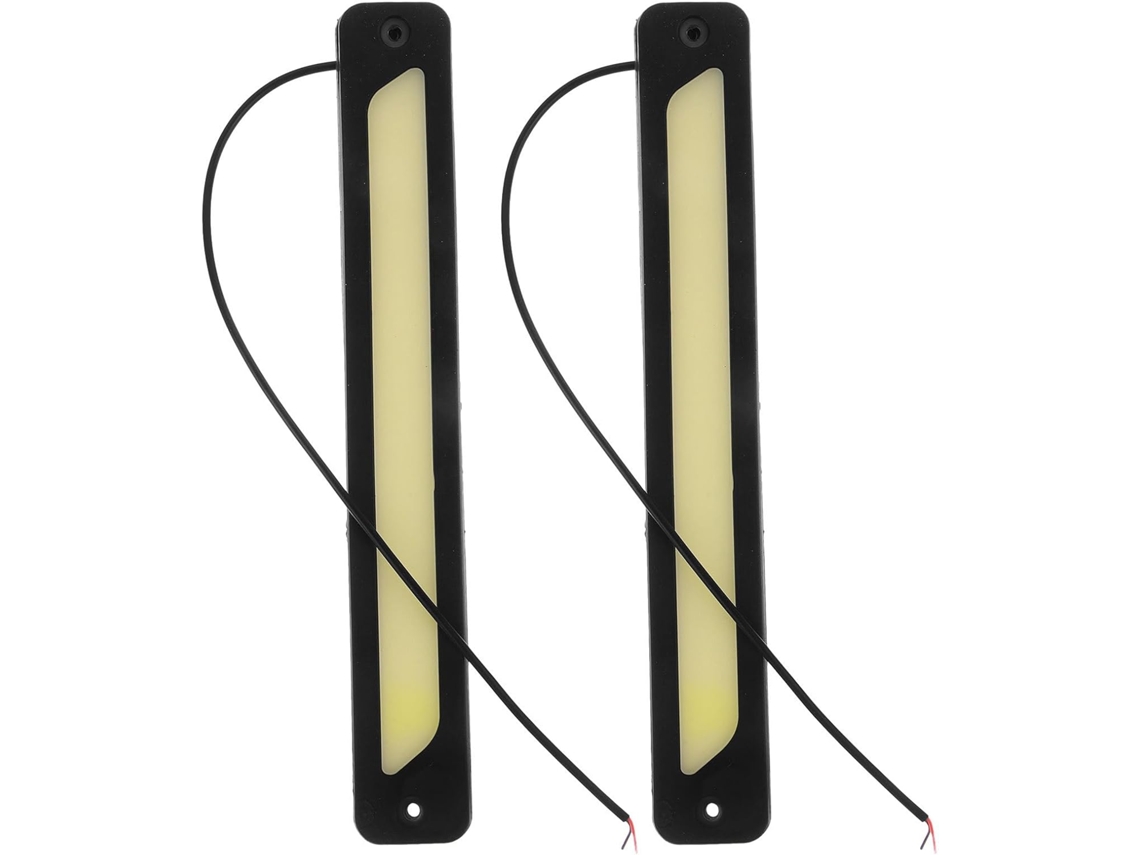Luzes Diurnas De Led Para Carros, Silicone Flexível, Super Brilhantes E À Prova D'água.