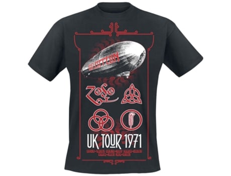 T-shirt LED ZEPPELIN (M - Preto)