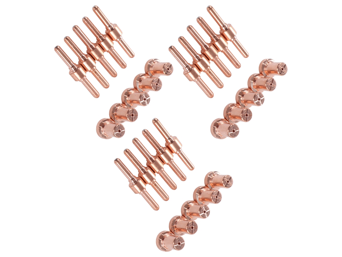 30 Peças De Consumíveis Para Tocha De Corte A Plasma Acessórios Peças Elétrodos Pontas Kit