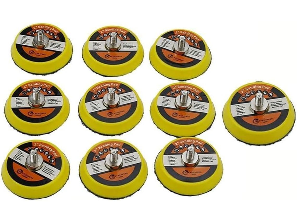 Disco De Apoio Para Lixadeira Pneumática, 50 Mm (2 Polegadas), Metal