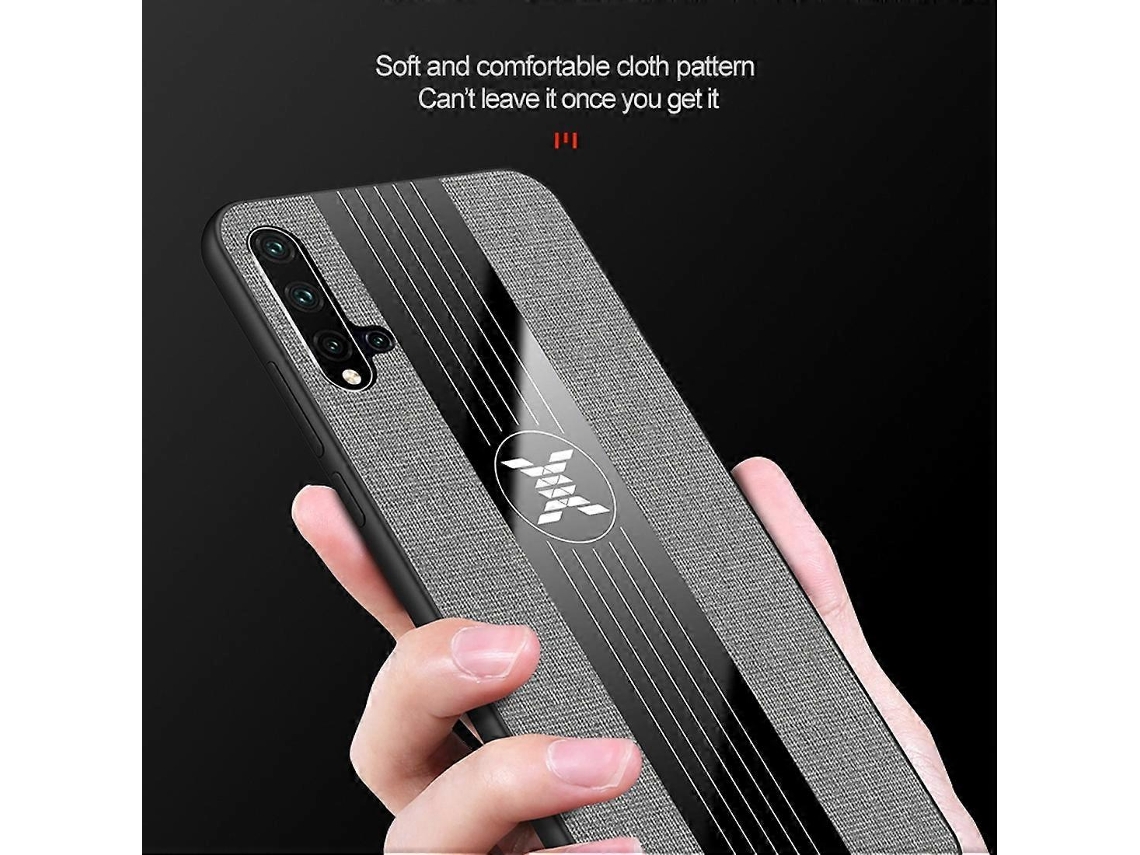 Capa Protetora De Tpu À Prova De Choque Com Textura De Tecido Costurado Xinli Para Huawei Nova 5i