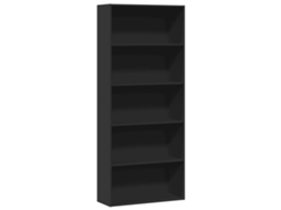 Estante 80x30x189 Cm Derivados De Madeira Preto Dkd Home Decor