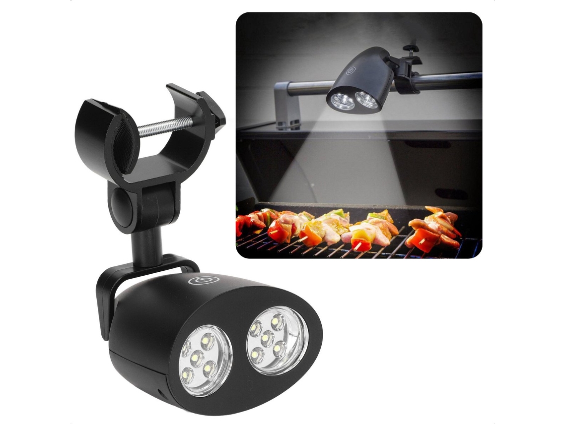 Luz Churrasco Led Clipe Ajustável 5 Leds P Churrasqueira ZYBLSSBB