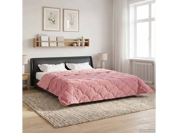 Vidaxl Edredom De Inverno Colchonete Rosa 200 X 200 Cm