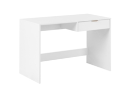 Escritorio Beliani Lutetia De Tablero De Partículas Blanco 120x60x78