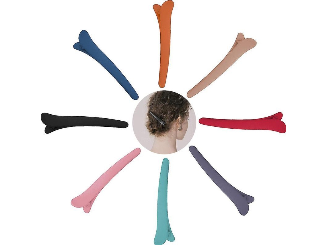 2026 12 Pinzas de Pelo de Peluquería, Pinzas Antideslizantes de Calidad para Peinado Y Uso Domiciliario