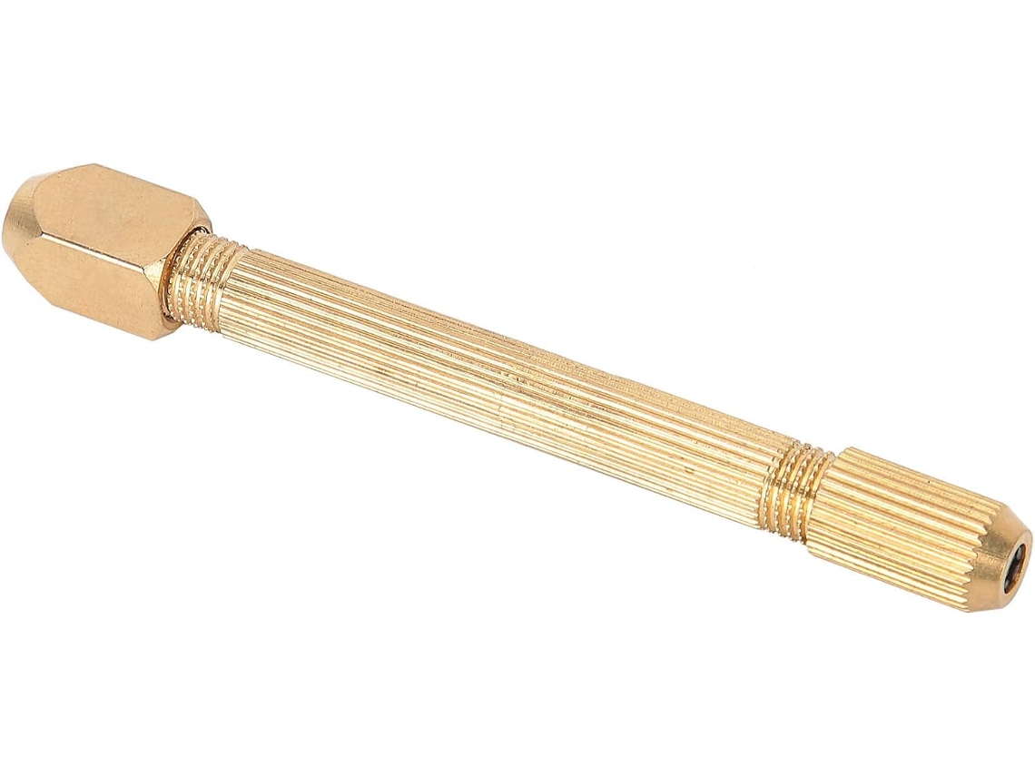 Torno De Precisão Cobre Com Duas Pontas, Furadeira Manual 9,1 Cm (3,6