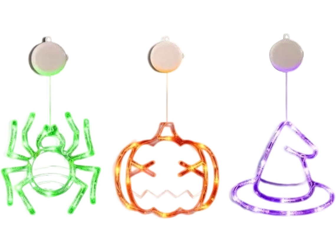 Conjunto De 3 Luzes Decorativas Com Ventosas - Perfeitas Para