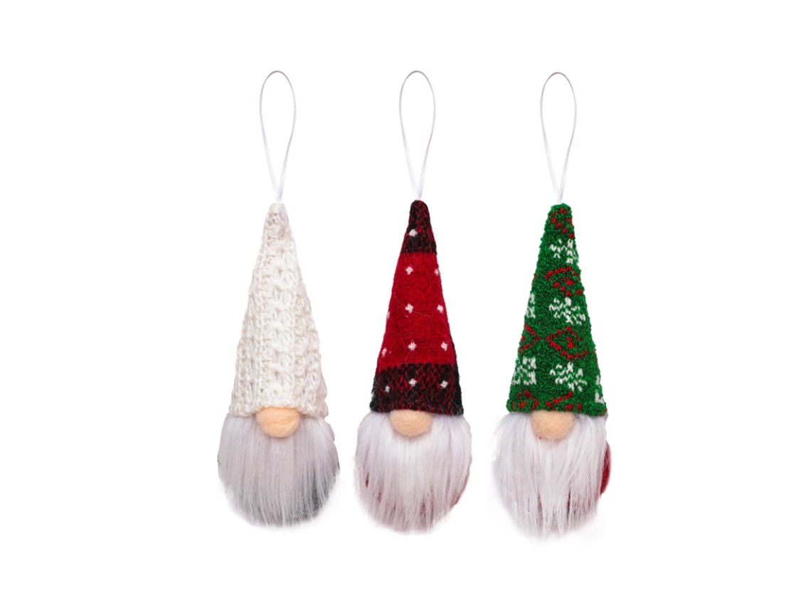 Laxiscreed Bonecos De Natal Pequenos Para Árvore, Enfeites Tricotados Sem Rosto Para Decoração Festiva