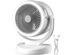 Ventilador De Mesa Dobrável E Silencioso Com 5 Velocidades,