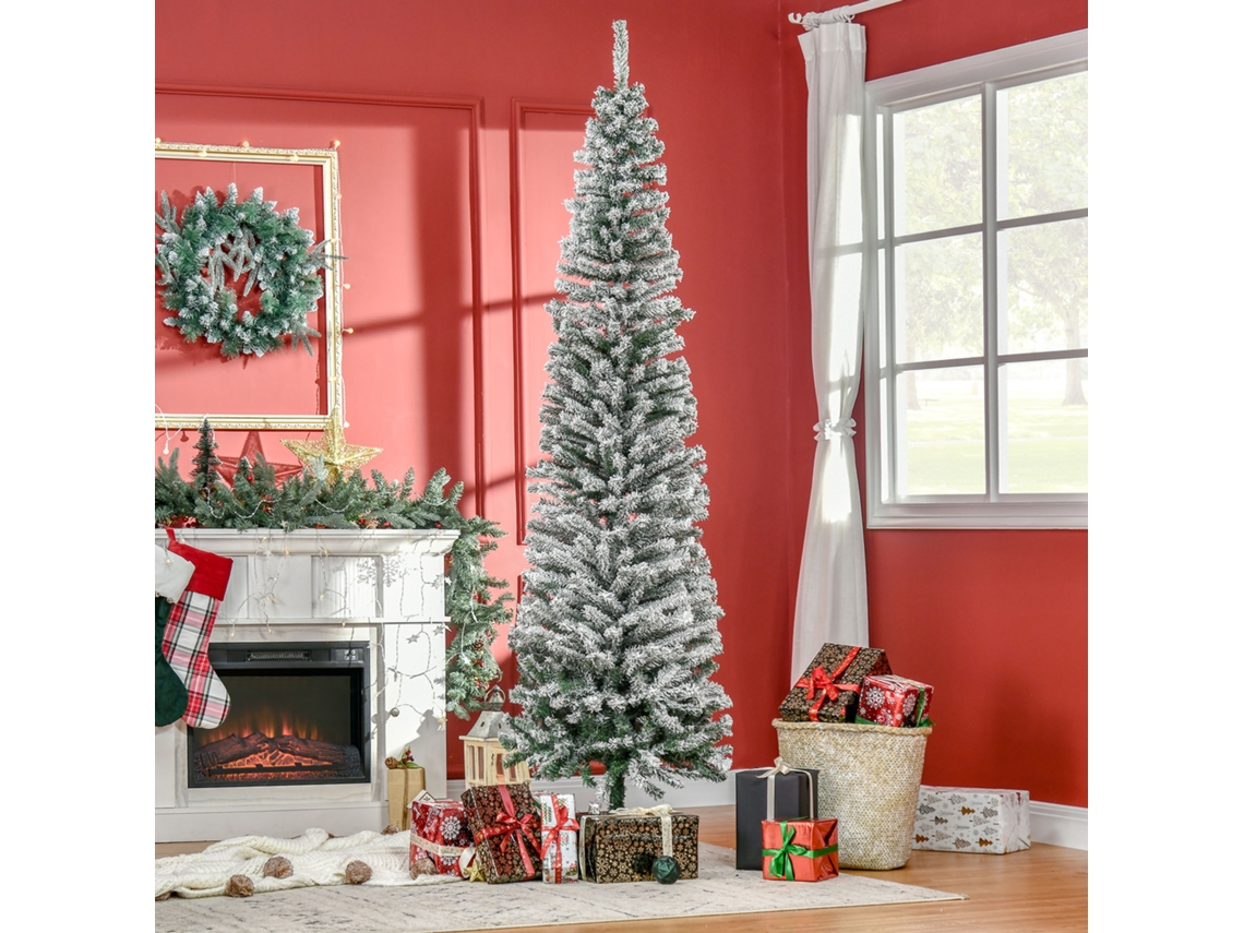 Árvore De Natal Artificial, Em Aço, Plástico, Na Cor Verde