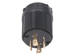 Laxiscreed Plugue De Contacto De Latão 4 Furos L15-30p Para Aparelhos Elétricos 30a 250v