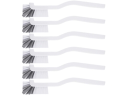 Conjunto De 6 Escovas Limpeza Cozinha Unomor, Multiuso, Com Cerdas Macias E Ângulo Reto, Ideal Para Garrafas, Copos E