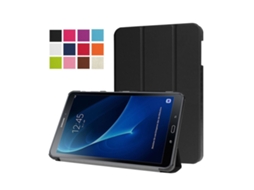 Capa Couro para Samsung Galaxy Tab A 10.1 2016, Preta