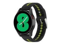 Pulseira De Silicone Respirável Bicolor De 41 Mm Para Samsung Galaxy Watch 3