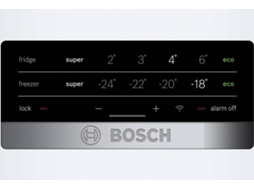 Frigorífico Combinado BOSCH KGN49XWEA (No Frost - 203 cm - 438 L - Branco)