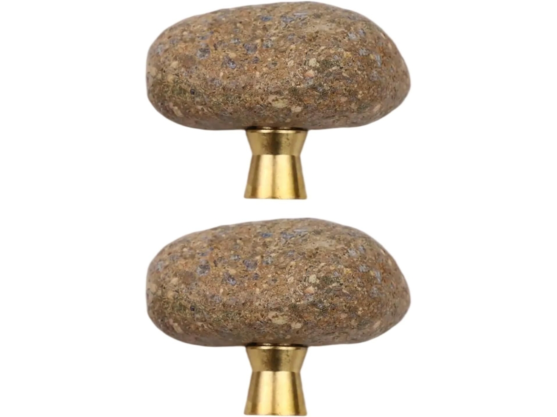 Puxadores Criativos Para Portas Com Furo Único, Puxadores De Pedra Natural Para Gavetas E Armários Cozinha Quarto