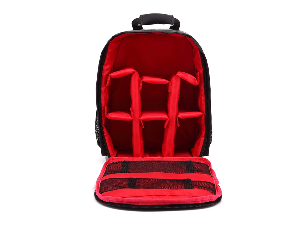 Mochila Para Câmera (vermelha), Impermeável Com Pés.-aquaforge