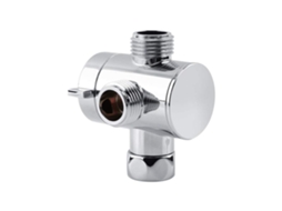 Divisor De Torneira De Chuveiro De 3 Vias Com Válvula T G1/2"