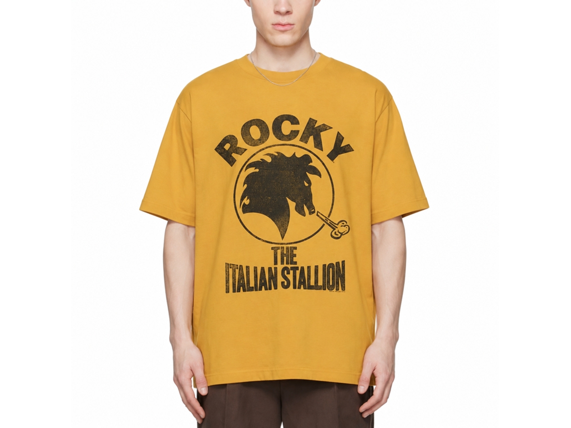 Rockinstone Rocky Movie Itallionstallion Solid Ginger Adult T-shirt Size:xxl