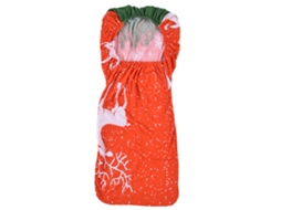 Capinha De Cadeira De Natal Fibra Poliuretano Elástica