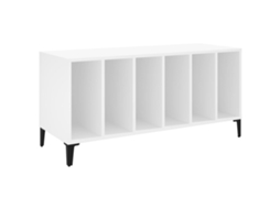 Armário para discos MAISON EXCLUSIVE em Madeira Branco (100x38x48 cm)