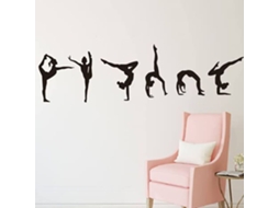 Peças Decalques De Parede Ginástica Adesivo De Parede Mural Adesivo Slowmoose