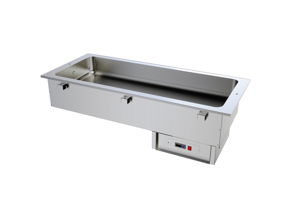 Tanque Quente Banho Maria Drop In Para 3 Gn 1/1 150 1100x610x415 Mm 2400 W 230/1v 11030hm8 Eurast
