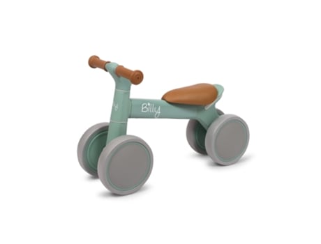 Bicicleta De Equilíbrio Pina Green Gray Billy