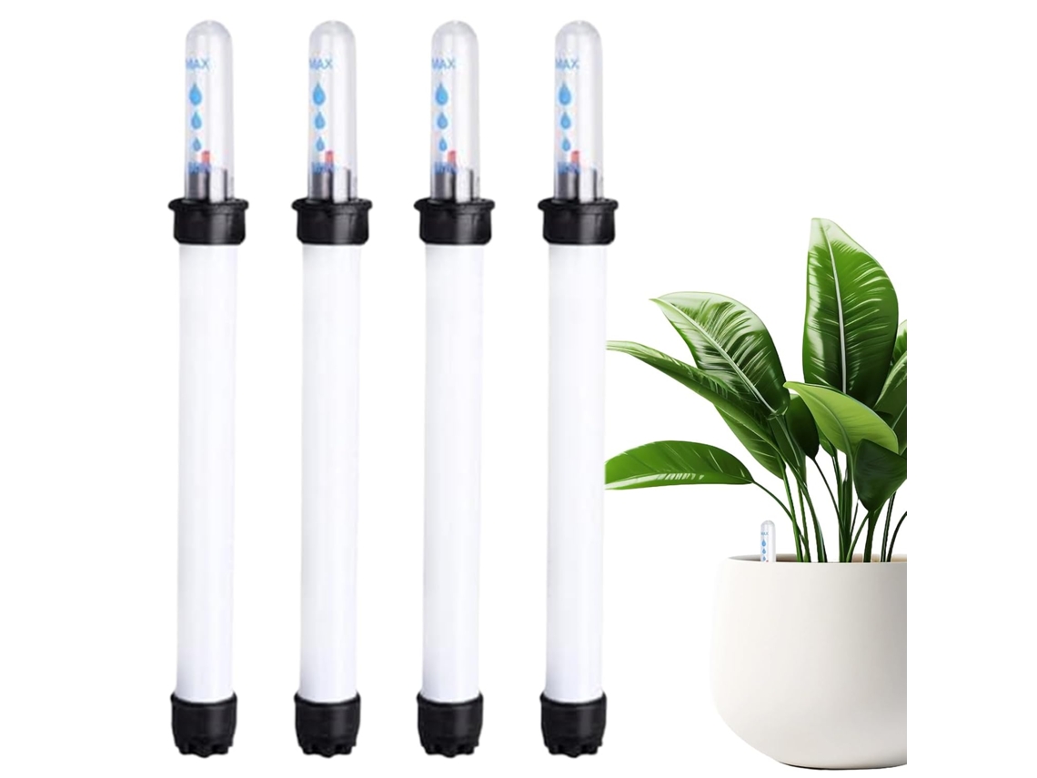 Medidor De Nível Água Para Plantas, Conjunto 4 Peças, Indicador Bóia Medição, Umidade Fácil Usar, Vasos Flores