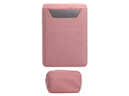 Raum-capa De Armazenamento E Proteção Para Notebook 13.3 Polegadas Com Bolsa Para Fonte Para Ios Air/pro Rosa