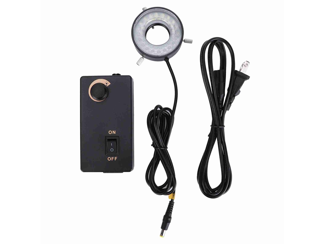 Luz Anular Led Ajustável Para Microscópio De Vídeo 100-240v Plug Us