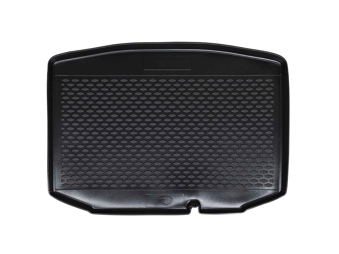 Vidaxl Tapete De Porta-malas Preto Borracha