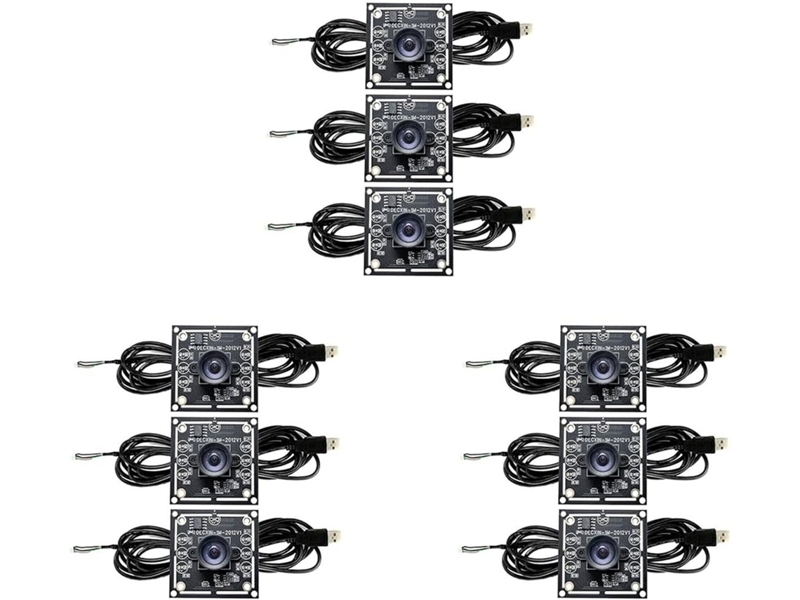 Módulo De Câmera Usb Ov9732 De 1mp Com 9 Peças E Ângulo De Visão De 100