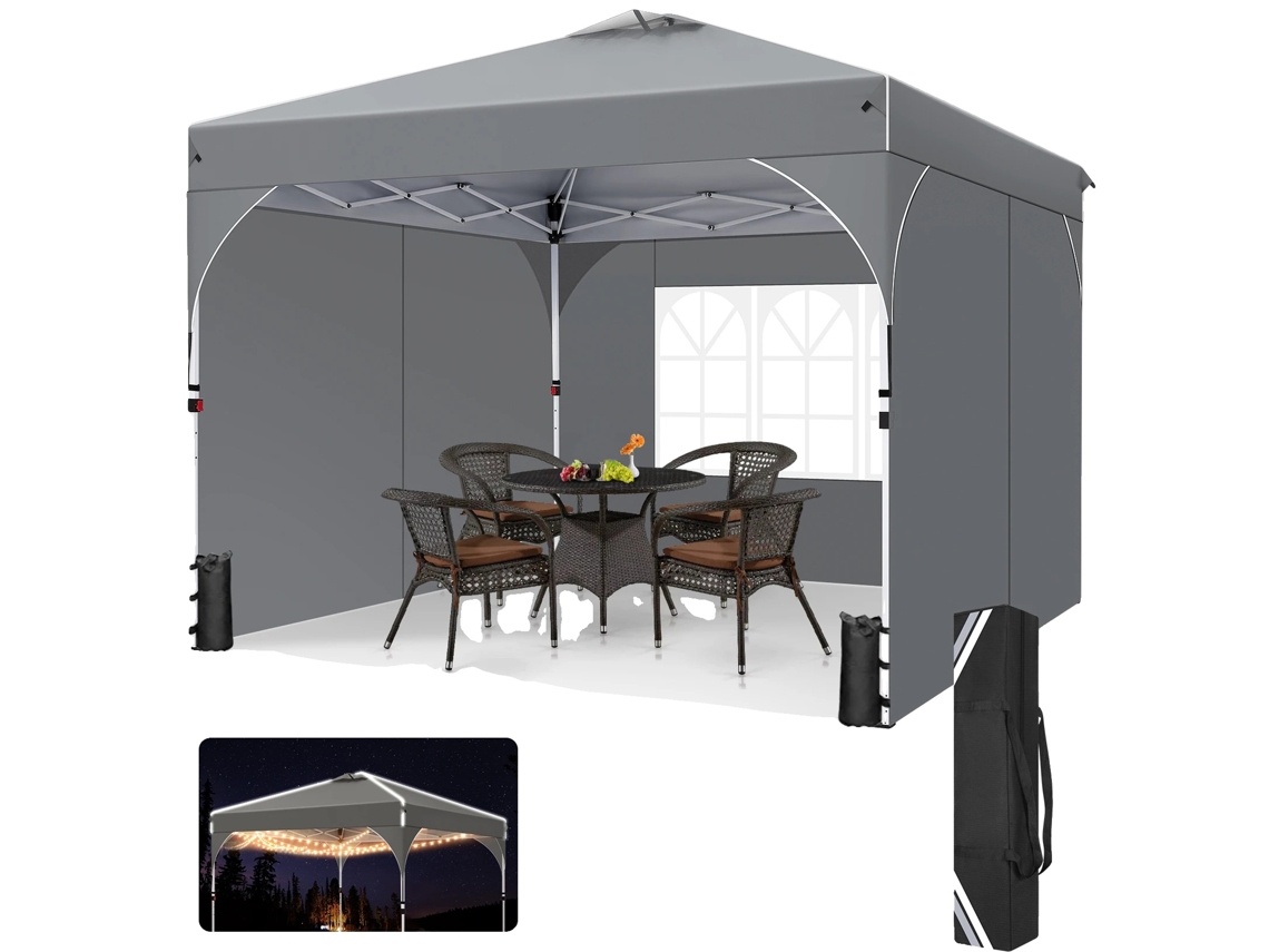 Tenda De Cobertura, Tecido Impermeável, Proteção Uv, Cinza Escuro