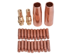 Kit De Acessórios Para Pistola De Soldadura: Bocal 21-50, Difusor De Gás 35-50, Ponta De Contato 11-23