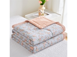 Colcha Acolchoada Fansu Capa de Cama Manta para Ar Condicionado Edredom Conjunto 100% Algodão Sofá com Estampa