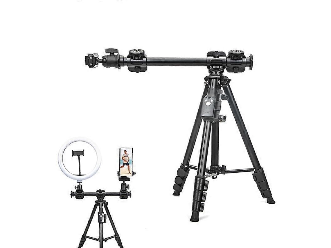 Tripé Universal Yunteng 6109 para Câmeras com Visão Aérea e Transmissões Ao Vivo Celular. AQUAFORGE